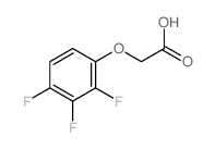 2-(2,3,4-trifluorophenoxy)acetic acid结构式