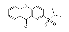 N,N-Dimethyl-9-oxo-9H-thioxanthene-2-sulfonamide结构式