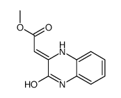 methyl 2-(3-oxo-1,4-dihydroquinoxalin-2-ylidene)acetate结构式