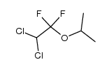 (2,2-dichloro-1,1-difluoro-ethyl)-isopropyl ether Structure