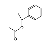 1-methyl-1-phenylethyl acetate Structure