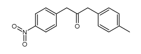 1-(4-nitrophenyl)-3-(p-tolyl)propan-2-one结构式