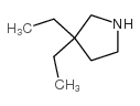 3,3-Diethylpyrrolidine Structure
