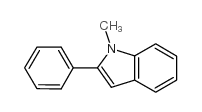 N-甲基-2-苯基吲哚结构式