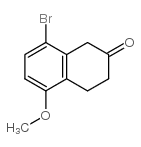 8-bromo-5-methoxy-3,4-dihydro-1H-naphthalen-2-one Structure