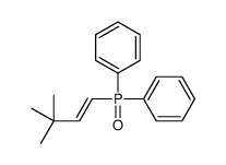 [3,3-dimethylbut-1-enyl(phenyl)phosphoryl]benzene结构式
