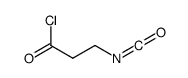3-Isocyanatopropanoylchloride Structure
