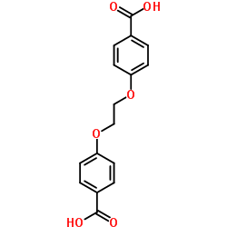 4,4'-[1,2-Ethanediylbis(oxy)]dibenzoic acid Structure