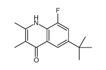 6-tert-butyl-8-fluoro-2,3-dimethyl-1H-quinolin-4-one Structure