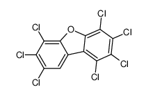 1,2,3,4,6,7,8-Heptachlorodibenzofuran Structure