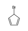 5-bromocyclopenta-1,3-diene结构式