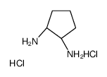 (1S,2S)-反式-1,2-环戊烷二胺 二盐酸盐结构式