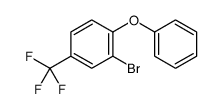 2-bromo-1-phenoxy-4-(trifluoromethyl)benzene Structure