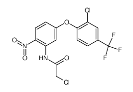 2-Chloro-N-[5-(2-chloro-4-trifluoromethyl-phenoxy)-2-nitro-phenyl]-acetamide Structure