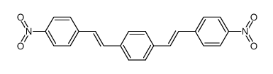 1,4-di(4'-nitrostyryl)benzene Structure