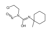 1-(2-chloroethyl)-3-(1-methylcyclohexyl)-1-nitrosourea Structure