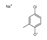 Sodium 4-chloro-2-methylphenolate结构式