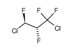 (2RS,3RS)-1,3-dichloro-1,1,2,3-tetrafluoropropane结构式