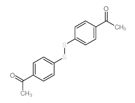 Ethanone, 1,1'-(dithiodi-4,1-phenylene)bis-结构式