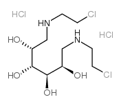 D-Mannitol,1,6-bis[(2-chloroethyl)amino]-1,6-dideoxy-, dihydrochloride (9CI) Structure