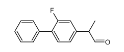 2-(2-fluoro-[1,1'-biphenyl]-4-yl)propanal结构式