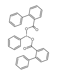 [Bis(o-phenylphenylcarbonyloxy)iodo]benzene Structure