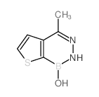 4-Methylthieno(2,3-d)(1,2,3)diazaborinin-1(2H)-ol结构式