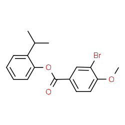 2-Isopropylphenyl 3-bromo-4-methoxybenzoate picture