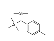 trimethyl-[(4-methylphenyl)-trimethylsilylmethyl]silane Structure