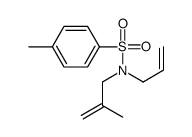 4-methyl-N-(2-methylprop-2-enyl)-N-prop-2-enylbenzenesulfonamide结构式
