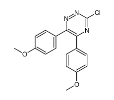 3-氯-5,6-双-(4-甲氧基-苯基)-[1,2,4]三嗪结构式