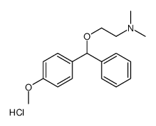 2-[(4-Methoxyphenyl)(phenyl)methoxy]-N,N-dimethylethanaminium chl oride Structure