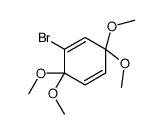 1-bromo-3,3,6,6-tetramethoxycyclohexa-1,4-diene Structure