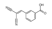 3-(2,2-dicyanoethenyl)benzoic acid结构式