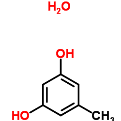 5-Methylbenzol-1,3-diolhydrat Structure
