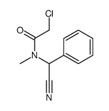 2-chloro-N-[cyano(phenyl)methyl]-N-methylacetamide Structure