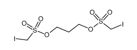 1,3-bis-iodomethanesulfonyloxy-propane结构式