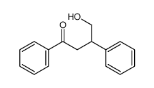 4-hydroxy-1,3-diphenylbutan-1-one结构式