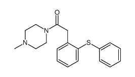 1-(4-methylpiperazin-1-yl)-2-(2-phenylsulfanylphenyl)ethanone Structure