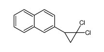 2-(2,2-dichlorocyclopropyl)naphthalene Structure