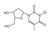 Thymidine, 3-chloro-结构式