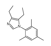 4,5-diethyl-1-(2,4,6-trimethylphenyl)imidazole Structure