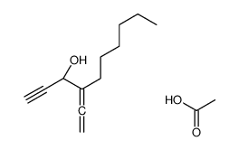 acetic acid,(3R)-4-ethenylidenedec-1-yn-3-ol Structure