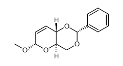 (2R,4aR,6S,8aS)-(+)-6-methoxy-2-phenyl-4,4a,6,8a-tetrahydropyrano[3,2-d][1,3]dioxine Structure