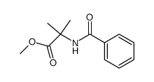 2-benzoylamino-2-methyl-propionic acid methyl ester Structure