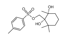 2-Tosyloxymethyl-1,3,3-trimethyl-1,2-cyclohexandiol Structure