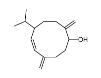 4,10-dimethylidene-7-propan-2-ylcyclodec-5-en-1-ol Structure