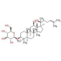 20(S)-Ginsenoside Rh2 structure
