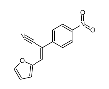 (Z)-α-(p-nitrophenyl)-β-(2-furyl)acrylonitrile结构式
