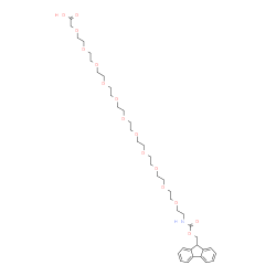 Fmoc-NH-PEG11-CH2COOH结构式